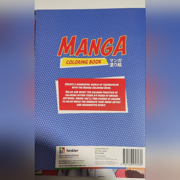 NWOT Manga 2 Book Set Coloring & Drawing Set - Picture 9 of 9